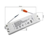 Driver 26b K LED-KH 22-26W 230-240mA 45-82V, fără reglarea intensității luminoase, Lungime 165 mm, lățime 50 mm, înălțime 15 mm ORION - imagine 2