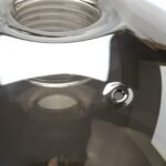 Abajur Rotund din Sticlă Groasa Fumuriu, Diametrul 100mm, Înălţime 100mm, Orificiu cu Filet 22mm Atașament pentru priză G9 ORION - imagine 5