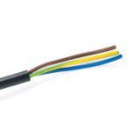 Cablu spiralat pentru Suspensie, PVC, 3x0,75 mm², 45cm, Subtire, Finisaj negru ORION - imagine 3