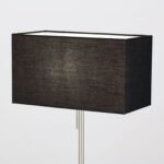 Abajur dreptunghi din material textil NANDO 4-1176, Ø 320x160mm, finisaj negru, inaltime 180mm ORION - imagine 5
