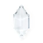 Pandantiv Candelabru cristal plumb sticla, transparent 63x30mm ORION