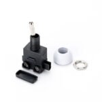 Set 5 bucăți Întrerupător basculant încorporat, Ø 12 mm, alb ORION - imagine 2