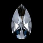 Pandantiv Candelabru cristal migdal 8731 Cristal STRASS Swarovski, transparent 63x37mm ORION - imagine 2