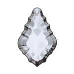 Pandantiv Candelabru cristal sticla presata, transparenta 63x40mm ORION