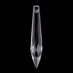 Pandantiv ascutit Candelabru cristal din sticla presata, transparent 63x11mm ORION - imagine 2