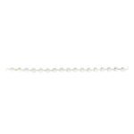 Lant candelabru cristal, 17 octogoane din sticla presata half cut, transparenta, 395mm ORION