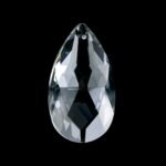 Pandantiv Candelabru cristal prepelita cristal K9, mic, transparent ORION - imagine 2