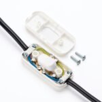 Întrerupător pe fir intermediar, PVC 2A, finisaj alb ORION - imagine 4