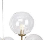 Abajur Rotund din Sticlă Groasa, Diametrul 120mm, Înălţime 120mm, Finisaj Transparent, Orificiu cu Filet Atașament pentru priză G9 RABALUX - imagine 2