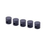Clipsuri Pin de Tavan si Perete, set 5 buc, Ø 20 mm pentru Detensionare Cabluri, PVC Negru, Orion