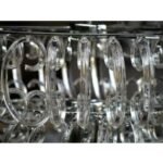 Abajur Kristal K9 Acolada Groasa Transparenta cu Inaltime 170mm, Diametru 80mm, Orificiu pentru fixare 5mm, Pretabil pentru Gama Gavino ORION - imagine 5