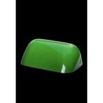 Abajur Sticla Groasa Verde Lungime 150mm, Latime 95, Inaltime 60mm, Gauri Laterale 12mm BANKERSLAMP ORION - imagine 2
