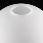 Abajur din Sticlă Groasa Opal, Diametrul 110mm, Înălţime 65mm, Finisaj Opal-mat, Orificiu 30mm ORION - imagine 3
