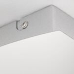 Plafoniera LED STARGATE, Baza din metal Crom, Abajur cu banda LED 38W/2800lm/3000K Lumina calda, Dimambil,Diametru 60cm, Inaltime 4cm IP20 ORION - imagine 5