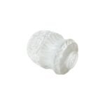 Abajur Oval Sticlă Groasa Clar-mat, Diametrul 120mm, Înălţime 150mm, Finisaj Clar-mat, Orificiu 40mm ORION