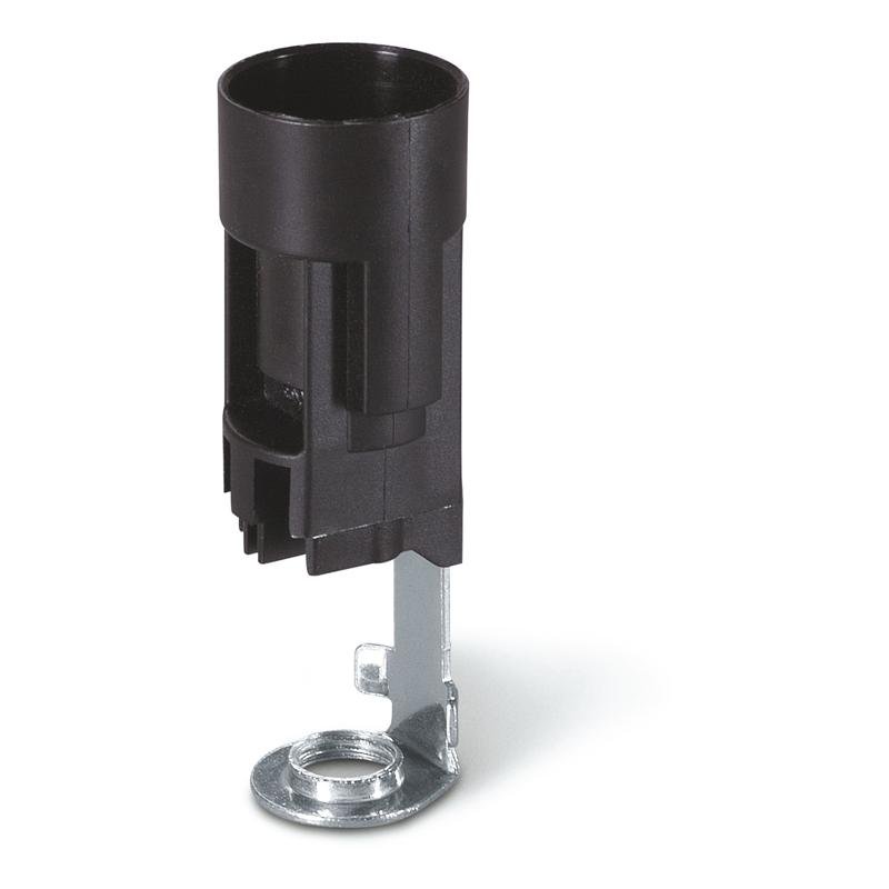 cbc52f0d-89c8-4d5b-bc21-1599a79b97c0 Soclu E14 Pentru Candelabre, Inălțime 85mm Negru SCAME - imagine 1