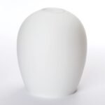 Abajur Conic din Sticlă Groasa Opal, Diametrul 105mm, Înălţime 118mm, Finisaj Opal-mat, Orificiu 29mm ORION