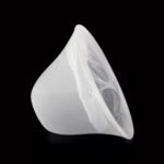 Abajur Conic din Sticlă Groasa Opal, Diametrul 170mm, Înălţime 170mm, Finisaj opal-mat , Orificiu 30mm ORION - imagine 3