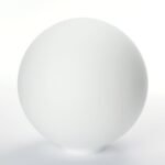 Abajur Rotund din Sticlă Groasa Opal, Diametrul 135mm, Înălţime 135mm, Finisaj Opal-mat, Orificiu 42mm ORION