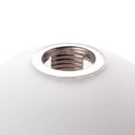 Abajur Rotund din Sticlă Groasa Opal, Diametrul 120mm, Înălţime 250mm, Finisaj Opal-mat, Orificiu 20mm cu filet pentru montura G9 ORION - imagine 2