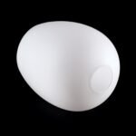 Abajur Conic din Sticlă Groasa Opal, Diametrul 105mm, Înălţime 118mm, Finisaj Opal-mat, Orificiu 29mm ORION - imagine 2