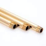 Tija Metalica Pentru Suspensie, filet 3/8" din Alama, Lungime 100mm, Diamtru 10mm, Culoare Auriu ORION - imagine 2