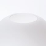 Abajur Rotund din Sticlă Groasa Opal, Diametrul 130mm, Înălţime 130mm, Finisaj Opal-mat satinat, Orificiu 50mm ORION - imagine 4