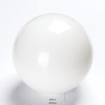 Abajur din Sticlă Groasa Opal, Diametrul 150mm, Înălţime 150mm, Finisaj Opal-lucios, Orificiu 41mm ORION - imagine 2