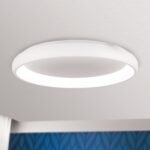 Lampa de Tavan LED VENUS, Baza soclu Aluminiu, Alb, Abajur policarbon opal, LED 50W/2750lm/3000K, Diametru 61cm ORION - imagine 3