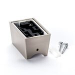 Dulie/Soclu Linestra Metal Satinat S14D 60W Lungime 70 mm, latime 47 mm, Inaltime 40 mm ORION - imagine 5