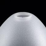 Abajur din Sticlă Groasa Opal, Diametrul 95 mm, Înălţime 65 mm, Finisaj Clar-mat, Orificiu 23mm Atașament pentru priză G9 ORION - imagine 5