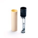 Tub Protectie Soclu E14 Pentru Candelabru Imitatie Lumanare Fara Picurare Culoare Crem, Inaltime 85mm, Diametru Exterior 26mm, Diametru Interior 24mm ORION - imagine 5