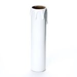 Tub Soclu E14 Lumanare fara Picurare Alb, H120mm, ØExt 26mm, ØInt 24mm ORION