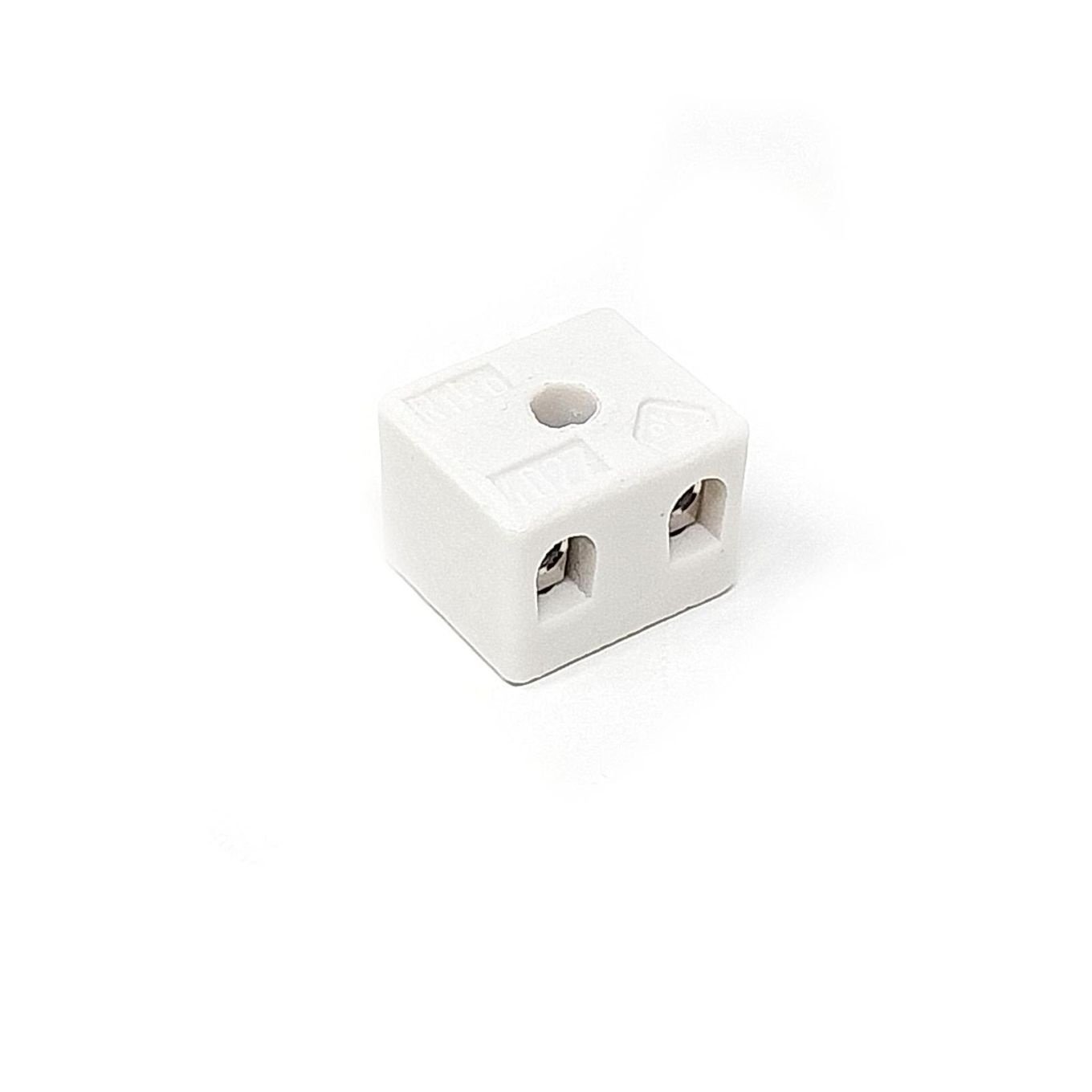 e7002757-5f5d-4623-88a6-b989b1c2a6a4 Terminal Conectiune din Porțelan LK 2/06, 2 poli, Alb ORION - imagine 1