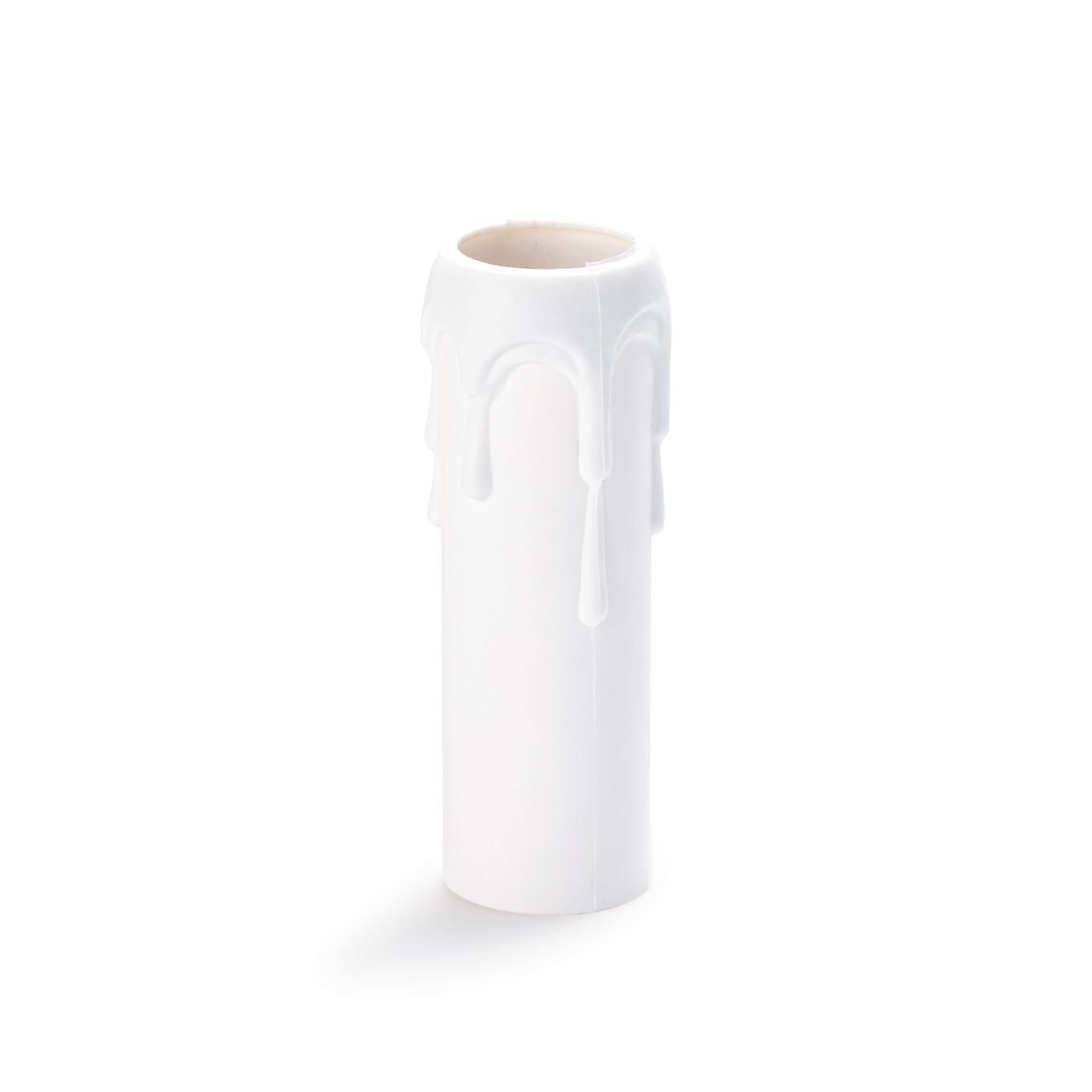 eba78d64-117c-42df-a5bc-c816c3b03571 Tub Soclu E14 Lumanare cu Picurare Alb, H80mm, ØExt 26mm, ØInt 24mm ORION - imagine 1