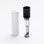 Tub Soclu E14 Lumanare fara Picurare Alb, H85mm, ØExt 26mm, ØInt 24mm ORION - imagine 6