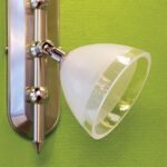 Abajur din Sticlă Groasa Opal, Diametrul 95 mm, Înălţime 65 mm, Finisaj Clar-mat, Orificiu 23mm Atașament pentru priză G9 ORION - imagine 4