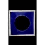 Foaie Sticla Groasa Patrat Albastru Lungime 330mm, Latime 330mm, Cu orificiu Lacas corp de iluminat Diametrul 190mm si 3 gauri pentru Fixare Diametrul 10mm, ORION - imagine 3