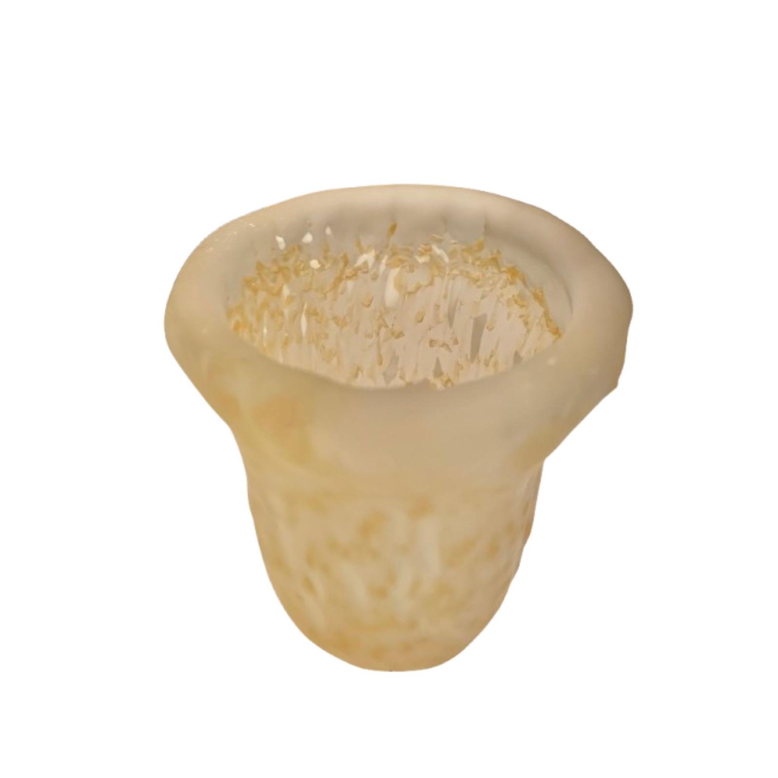 f27efb85-a024-4be3-bb80-dffd79d7c3b5 Abajur Mic din Sticlă Groasa, Diametrul 62mm, Înălţime 65mm, Finisaj Mat Multicolor, Orificiu 10mm Atașament pentru priză G4 ESTO - imagine 1