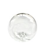 Abajur Rotund din Sticlă Groasa, Diametrul 120mm, Înălţime 120mm, Finisaj Transparent, Orificiu cu Filet Atașament pentru priză G9 RABALUX