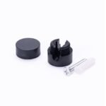 Clipsuri Pin de Tavan si Perete, set 5 buc, Ø 20 mm pentru Detensionare Cabluri, PVC Negru, Orion - imagine 5