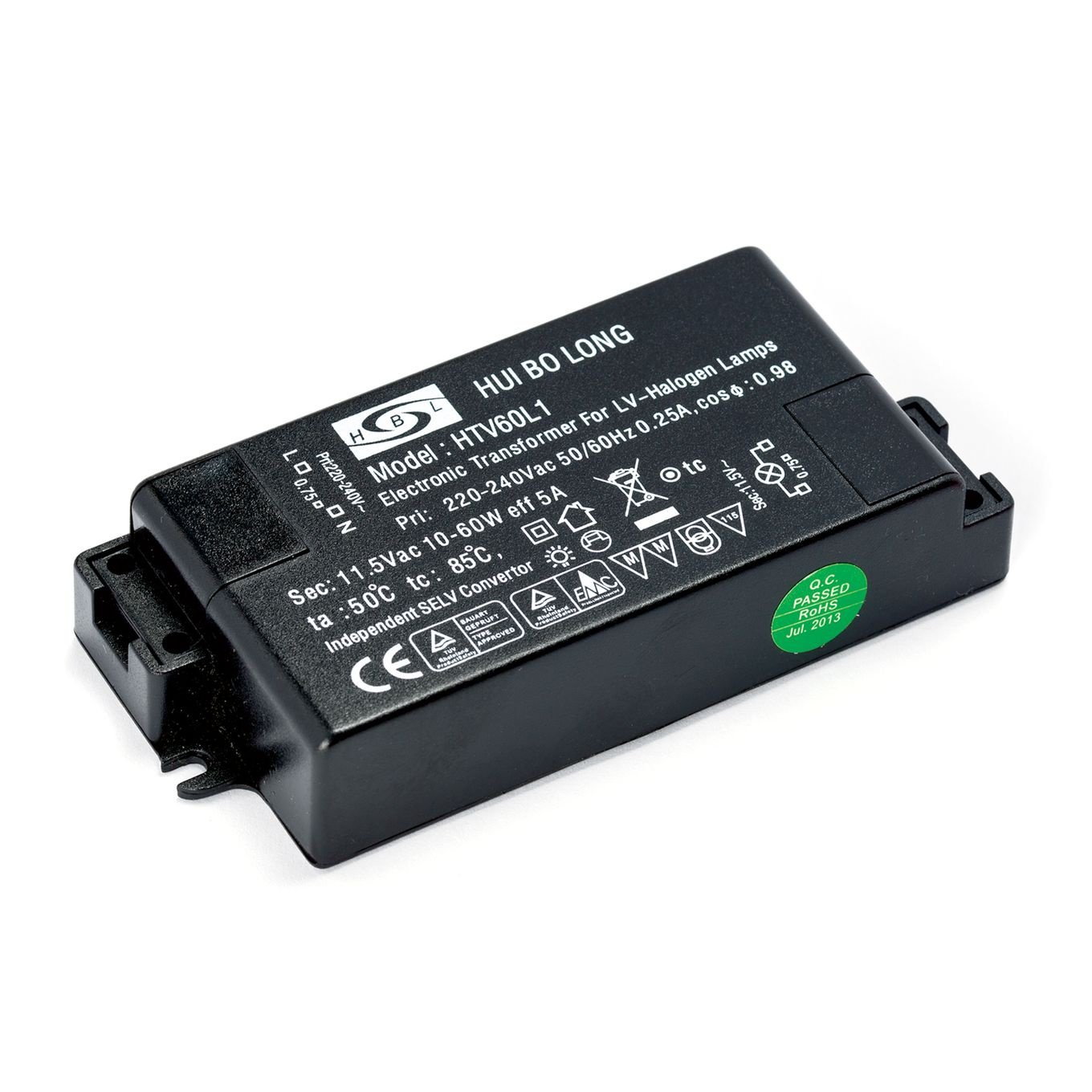 f5e12a0e-784b-447a-bf49-7919d182c33d Transformator 230V-12V 10-60W, Reglabil cu Control de Fază și Dimmer de Secțiune ORION Trafo 60h HuiBoLong HTV60L1 10-60W - imagine 1