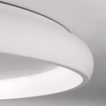 Lampa de Tavan LED VENUS, Baza soclu Aluminiu, Alb, Abajur policarbon opal, LED 50W/2750lm/3000K, Diametru 61cm ORION - imagine 5