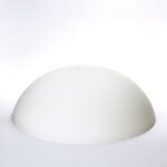 Abajur din Sticlă Groasa Opal, Diametrul 420mm, Înălţime 135mm, Finisaj Opal-mat, Orificiu 42mm ORION - imagine 6