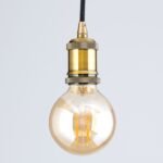 Suport lampă JAILHOUSE E27, Patina inclusiv cleme ORION - imagine 3
