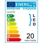 Stalp Gradina Edinburgh IP44 LED Metal Chrom Inaltime 200mm MASSIVE - imagine 2