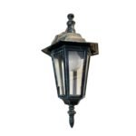 Aplica Perete Exterior AL 11-1012 GRUN ABW E27 1x60W Felinar stil London Metal Negru Antichizat ORION
