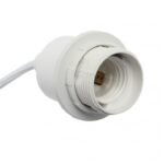 Suspensie Riple E27 1x60W Baza si Snur Alb fara Abajur KLAUSEN - imagine 3