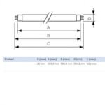 Tub Neon Galben 18W Fluorescent 600mm, Lohuis - imagine 2