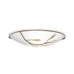 Aplica Perete Florentina LUCA WA 2-943/1 ANTIK E27 1x60W Ornament Crenguta Metal Antichizat Abajur Sticla Groasa Crem Latime 30cm ORION - imagine 7